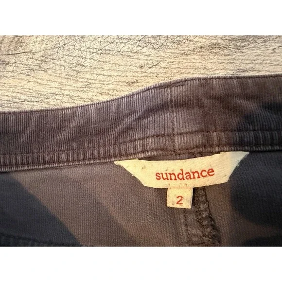 Sundance Corduroy Pants size 2 Womens Gray Skinny Jeans Stretch Womens Stretch - Picture 2 of 12
